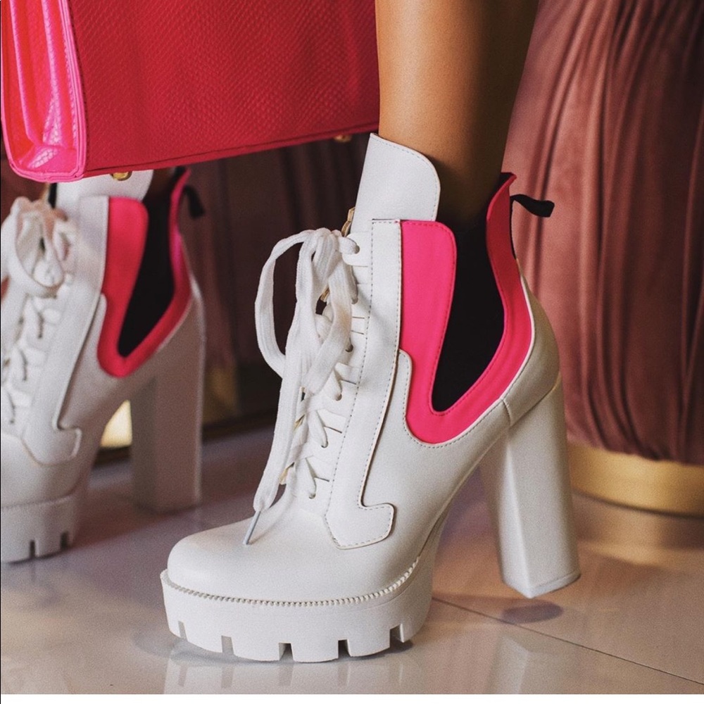 Trendy White Booties